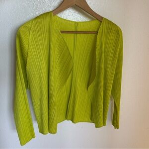 Issey Miyake Pleats Please cardigan